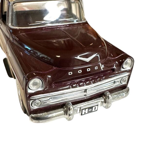 VTG ROCKLIN Harley Davidson Collectible Coin Bank 109 1957 Dodge NO KEY EUC! - Picture 6 of 14